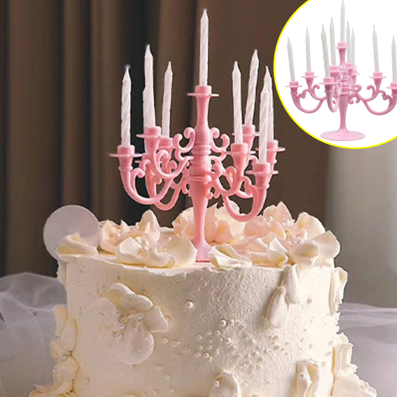 Luxury Candle Supplies Usa - كعكة الديكور الشمعدان شمعة الخبز الرجعية