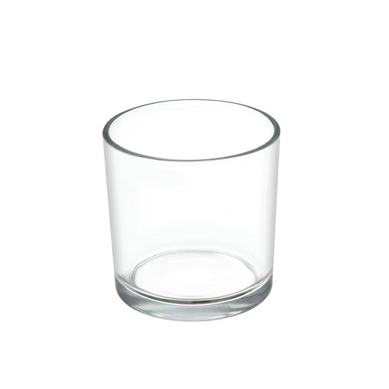 Luxury Candle Supplies Usa - حامل شموع زجاجي شفاف فاخر، وعاء