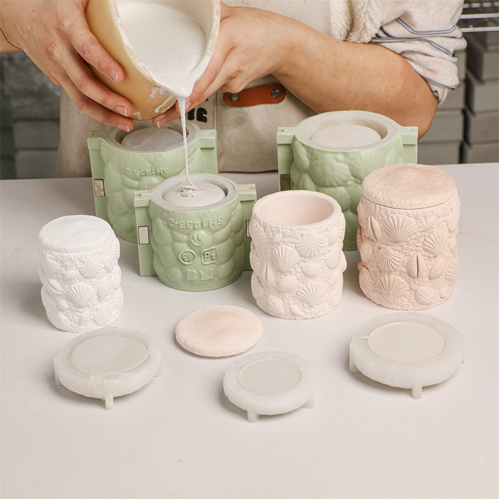 قالب سيليكون خرساني لوعاء شمع  - مراجعة Candle Supplies Jars وسعره