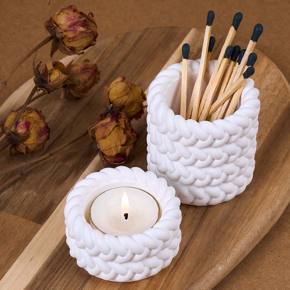 1/2/3/4 أرضيات حبل القنب شمعة  - مراجعة Candle Supplies Jars وسعره