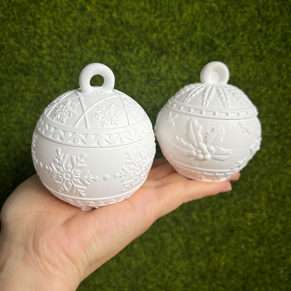 عيد الميلاد كرة مستديرة شمعة ج - مراجعة Candle Supplies Jars وسعره