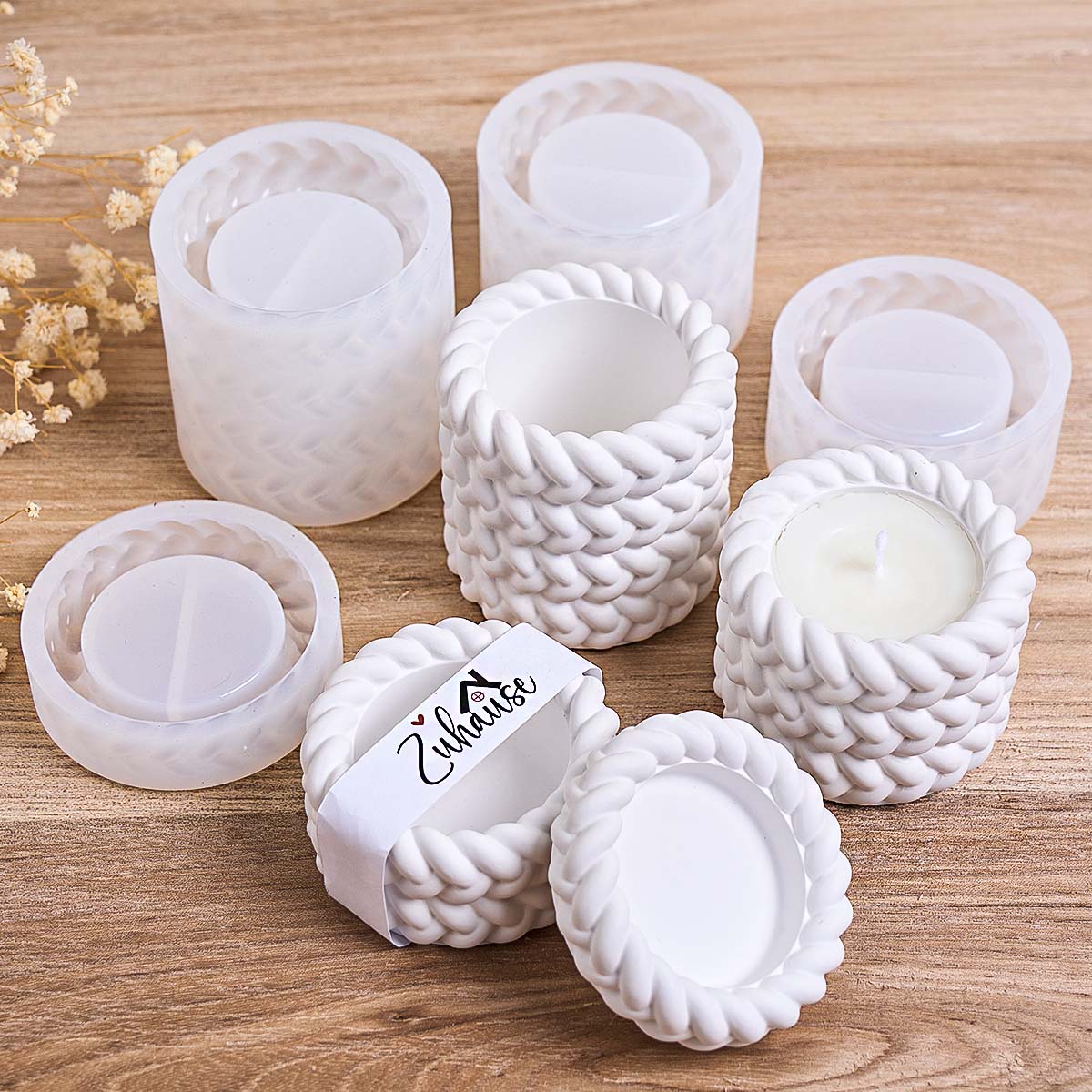 المنسوجة شمعة جرة قالب من السي - مراجعة Candle Supplies Jars وسعره