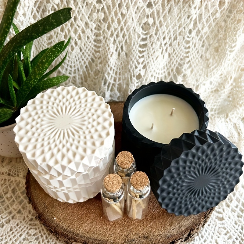 قالب سيليكون جديد لصنع أكواب ا - مراجعة Candle Supplies Jars وسعره
