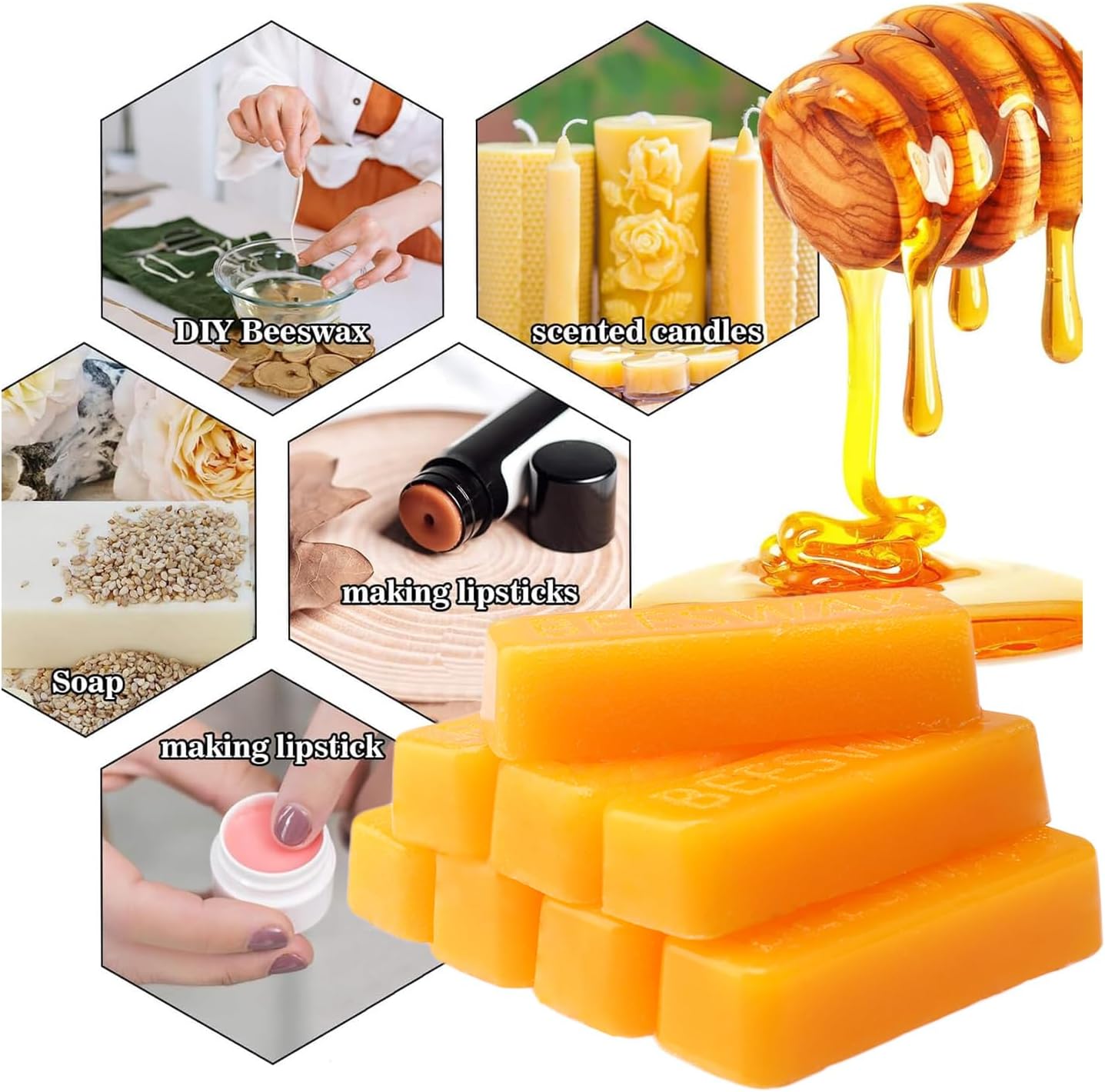 شمع العسل على شكل قوالب، شمع ل - مراجعة Candle Supplies In Bulk وسعره