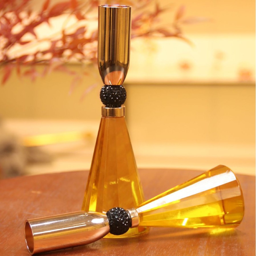 مجموعة زينة لحامل الشموع الزجا - مراجعة Luxury Candle Supplies Usa وسعره