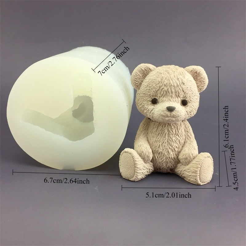 قالب سيليكون على شكل دب لطيف ل - مراجعة Candle Supplies In Bulk وسعره