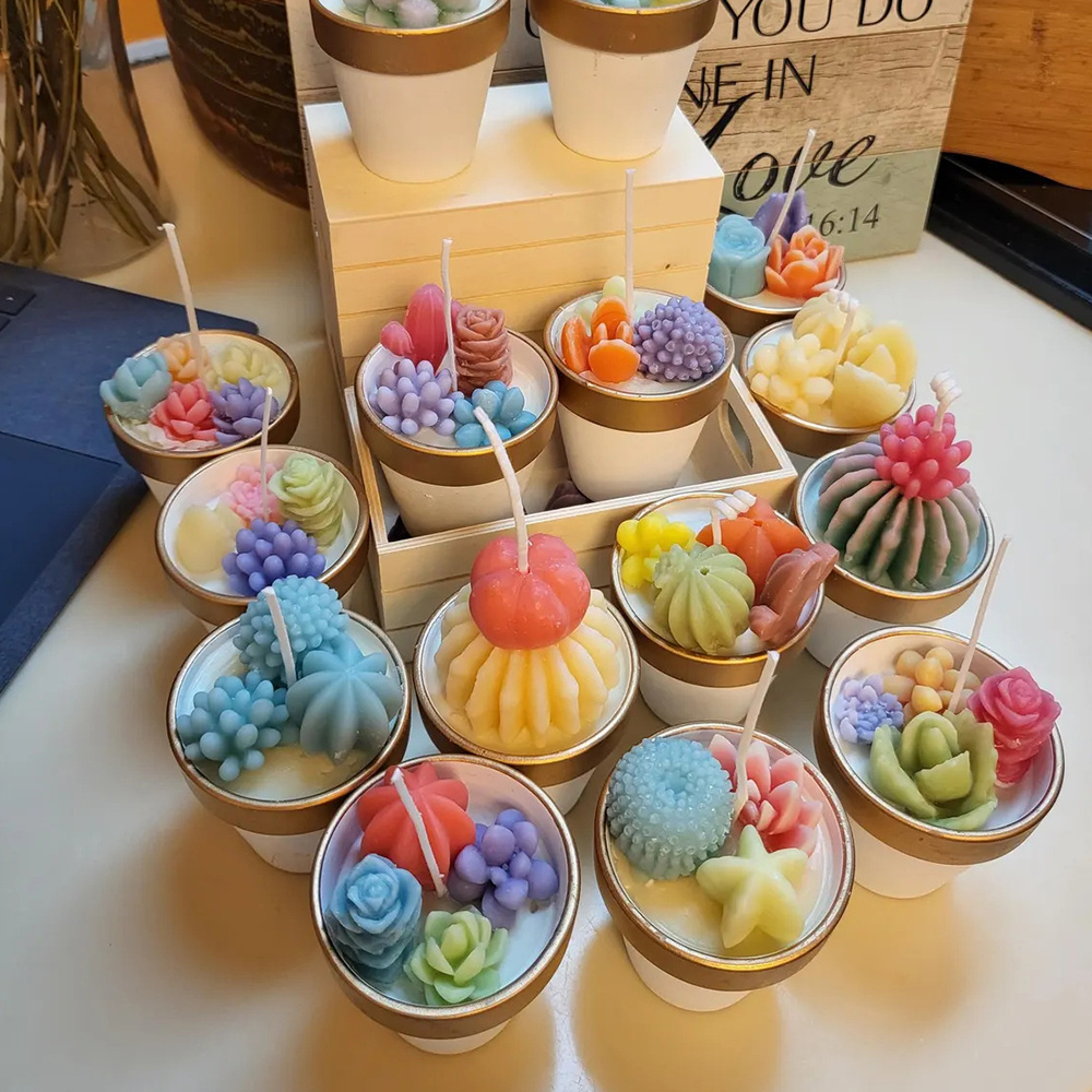 6 قطعة قوالب شموع سيليكون عصار - مراجعة Candle Supplies In Bulk وسعره